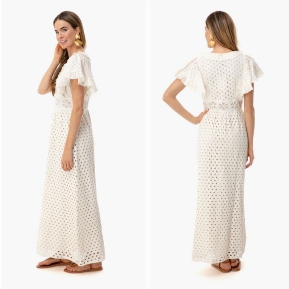 Antik Batik Jada Long Dress in Cream size 36 (xs) - Picture 2 of 7